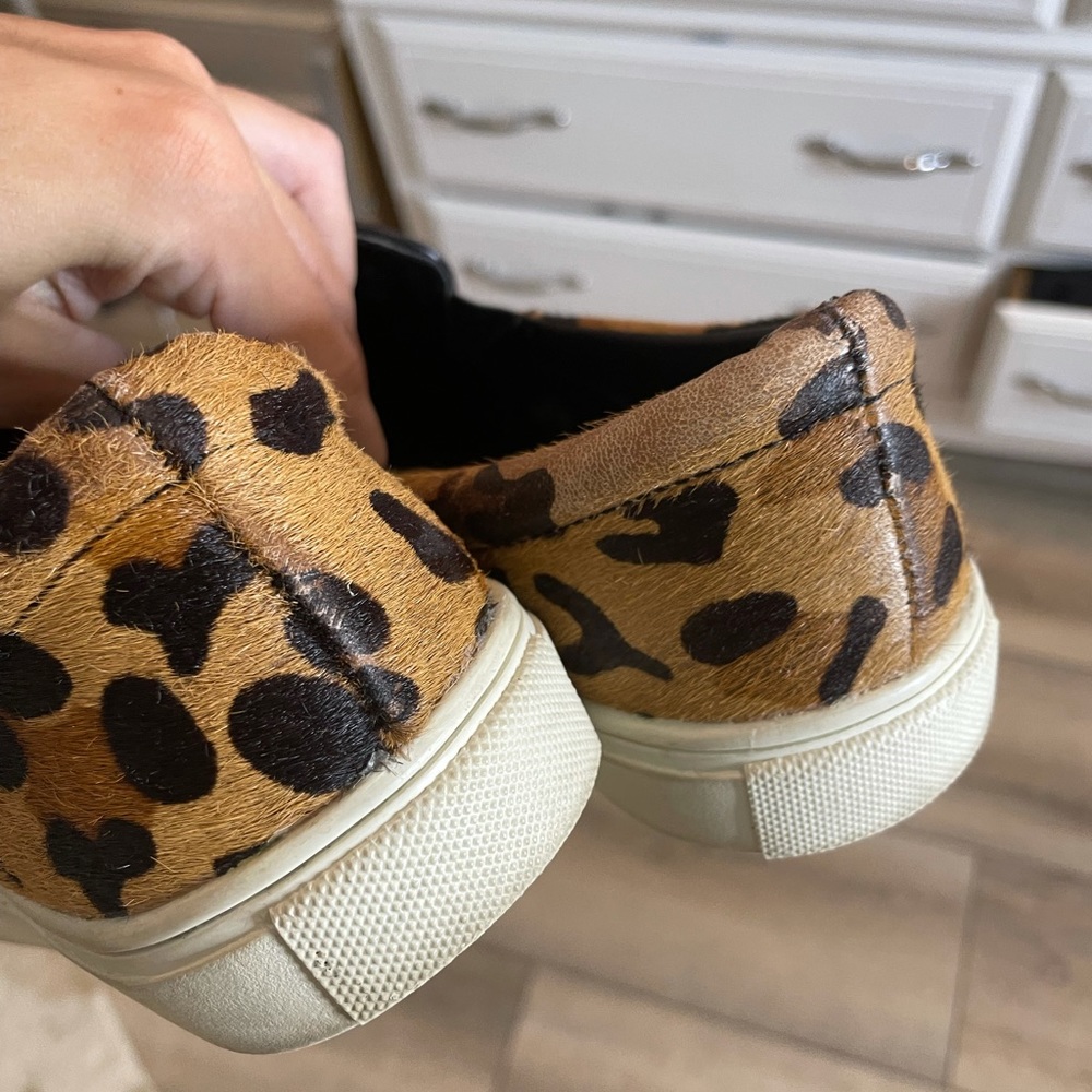 Steve Madden ecentric leopard print pony hair flats - Picture 6 of 6